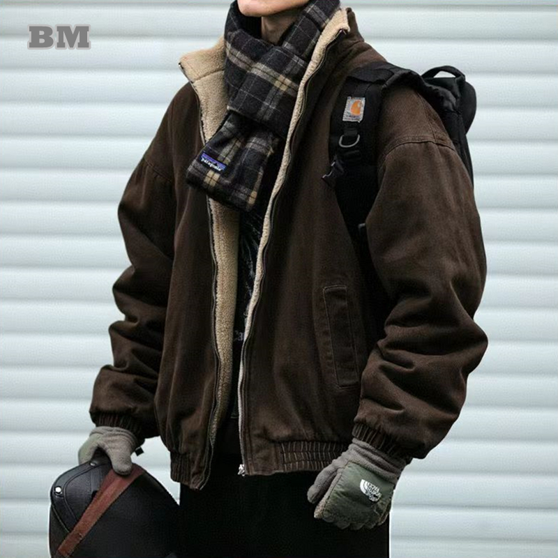 Haori Japanese Jacket - Японская винтажная флисовая куртка мужская зимняя