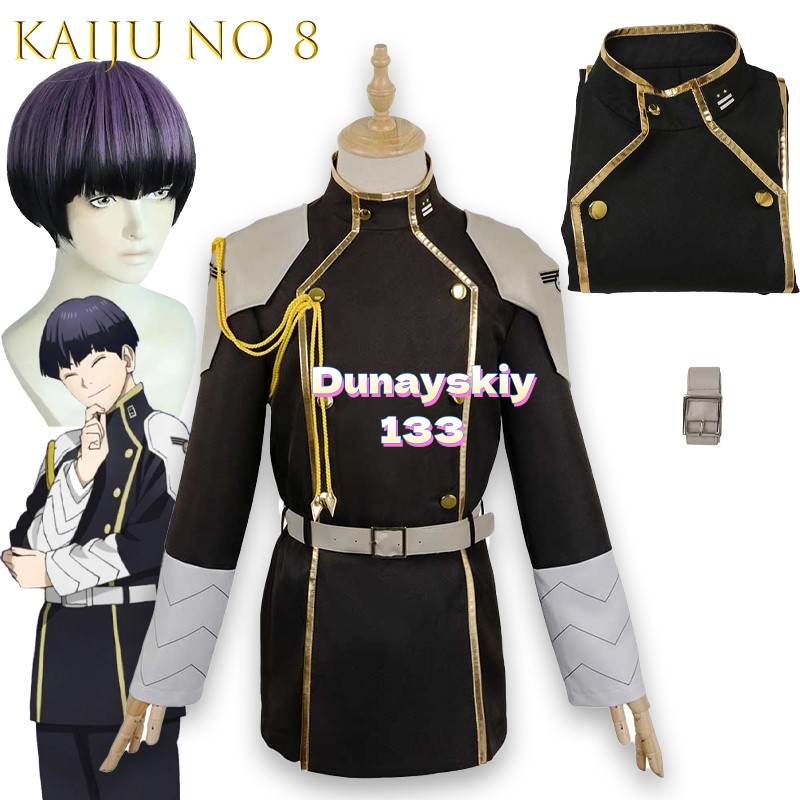 Haori Japanese Jacket - Аниме No8 Kaiju Косплей Фэнтезийный костюм