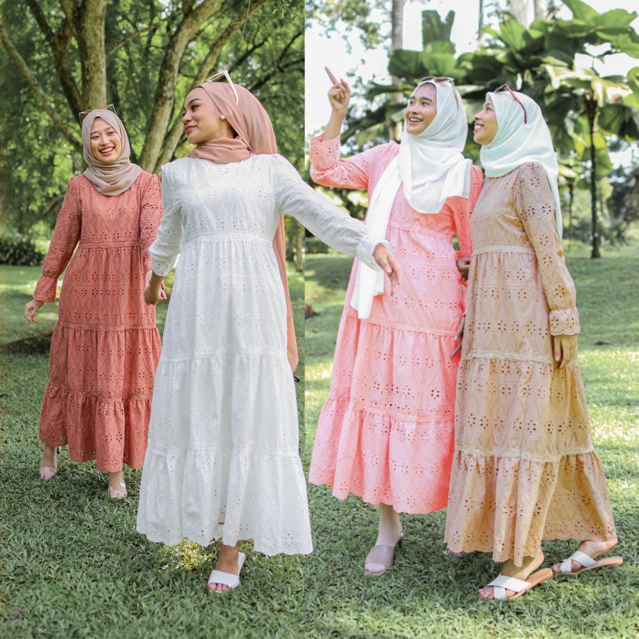 Ethnic Wear - Индонезийское ажурное платье для женщин, этнический