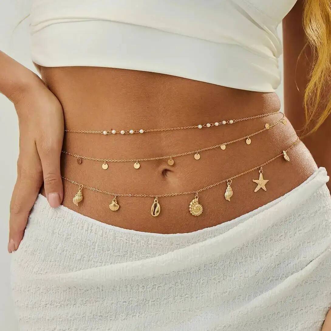Ethnic Fashion Accessories - IngeSight.Z 3 шт./компл. Boho морская звезда