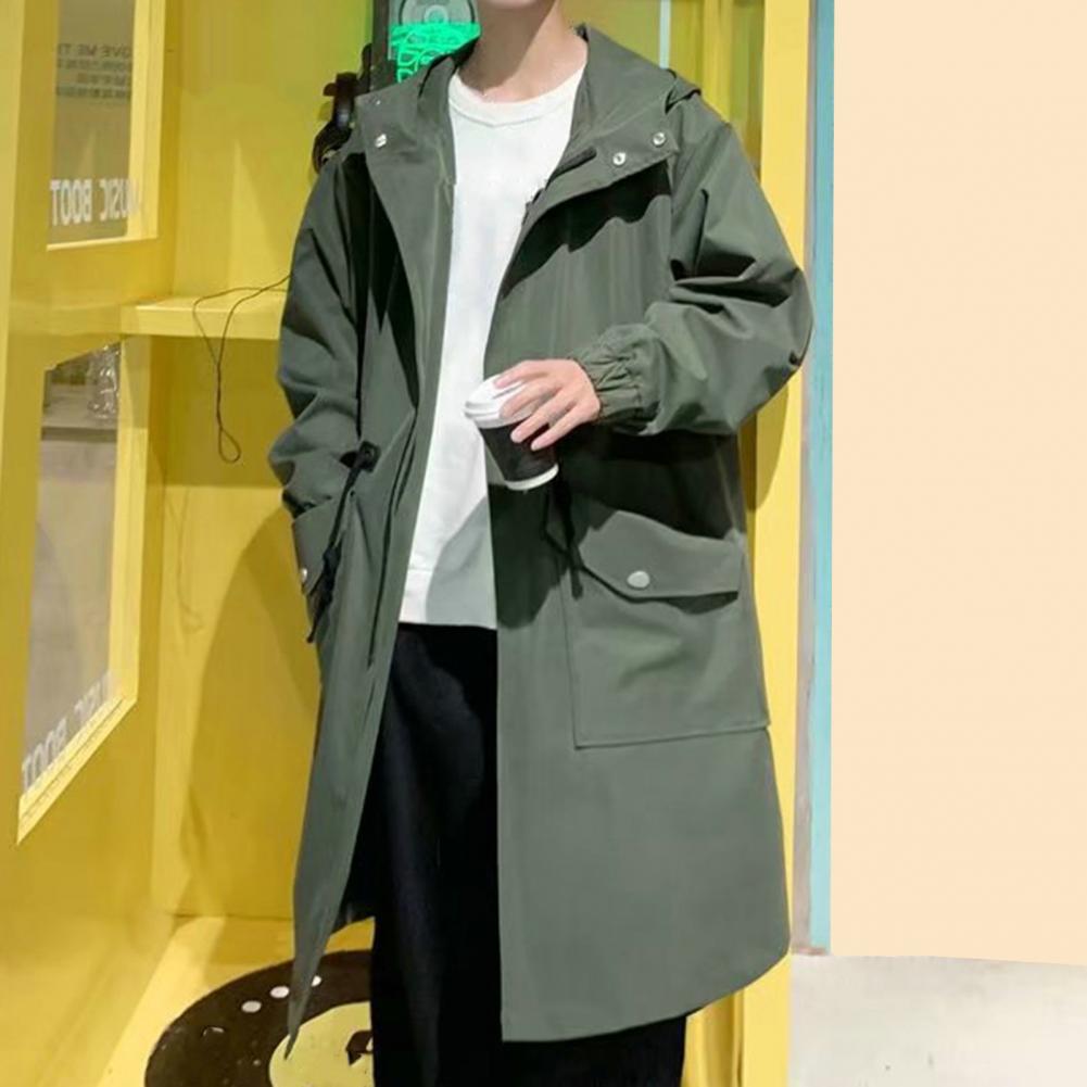 Haori Japanese Jacket - Длинный плащ, мужская куртка на осень-весну,