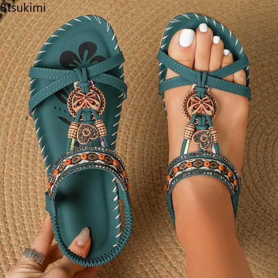 The Ethnic Fashion - Женские богемные сандалии для пляжа и