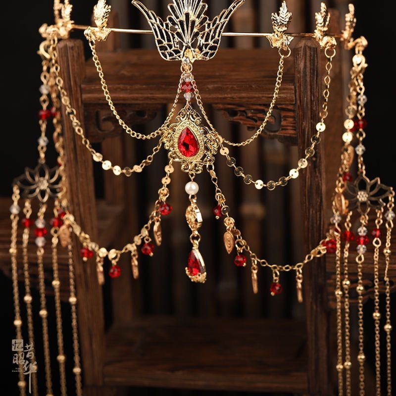 Ethnic Fashion Accessories - Ювелирные изделия на лоб со стразами,