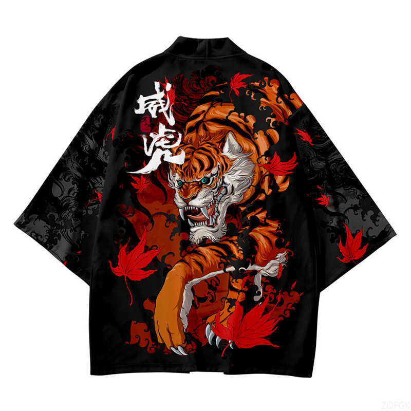 Черное кимоно с открытым ворот – обзор и цена Haori Japanese Jacket
