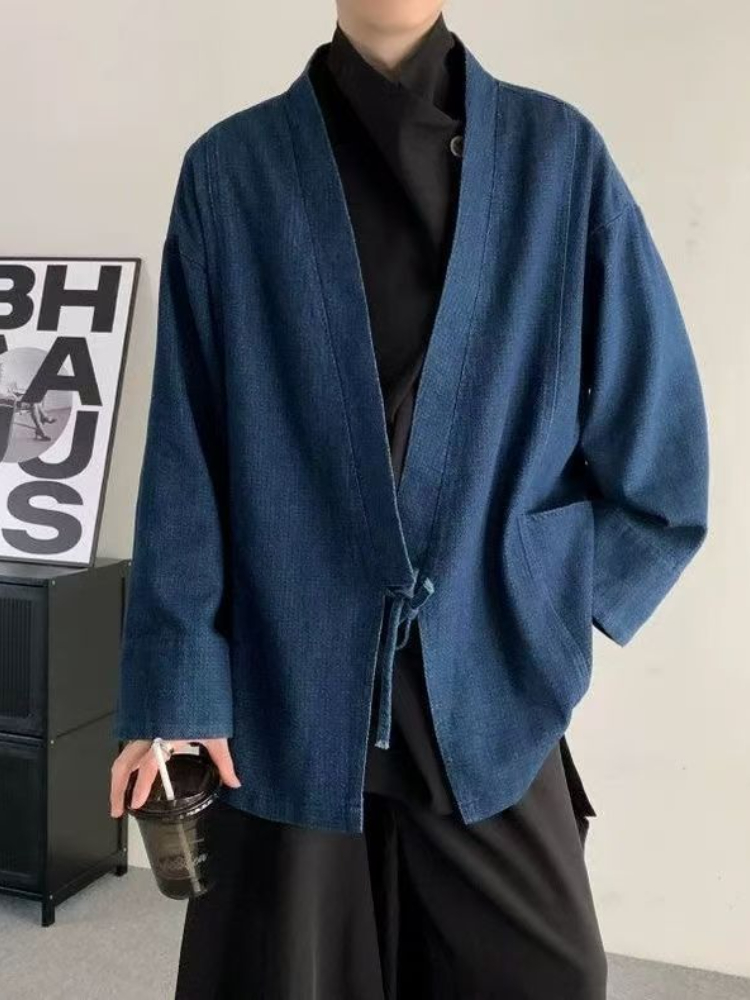 Винтажное джинсовое пальто в я – обзор и цена Haori Japanese Jacket